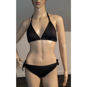 Women's Black Sexy Bikini Lined Adjustable Straps Polyester fits S/M  SL4167-1